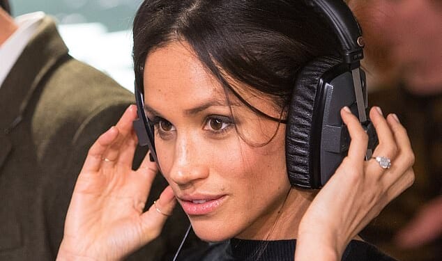 Meghan Markle has been offered a DJing position on Magic Radio after gushing over how much she missed the show following her move back to the US in 2020 (pictured at Reprezent FM, Brixton, London, 2018)