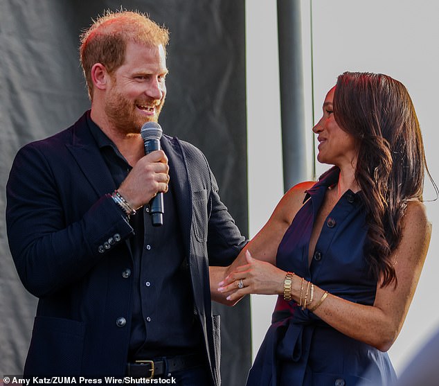 The Duchess of Sussex donned more than £237,000 worth of jewellery as she attended a charity event with her husband this weekend