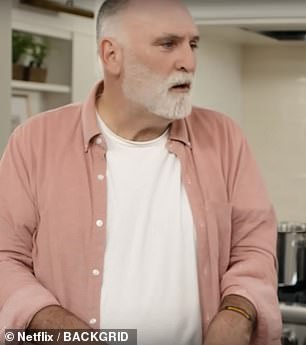 Jose Andres on With Love, Meghan. He starred on Chef's Table legends on Netflix