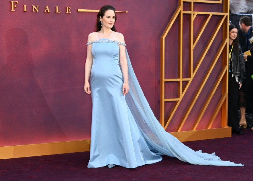 Michelle Dockery at the "Downton Abbey: The Grand Finale" London Premiere held at ODEON Luxe Leicester Square on September 03, 2025 in London, England. (Photo by Matt Crossick/Variety via Getty Images)