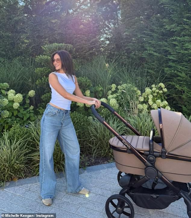 It comes after Michelle looked in good spirits as she posed with daughter Palma in her £1.2K iCandy pram on Instagram on Wednesday