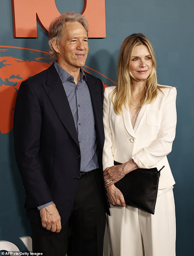 The What Lies Beneath star, 67, who is notoriously private over her personal life, dropped the bombshell during a chat on Monday's episode of the SmartLess podcast - seen with Kelley in 2024