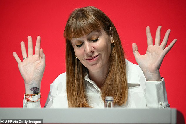 Middle England is facing council tax hikes of up to £250 under a plan put forward by Angela Rayner (above) when she ran the Ministry of Housing, Communities and Local Government