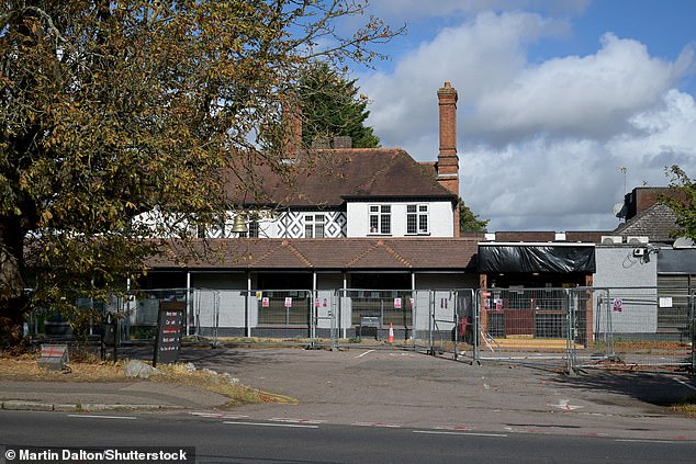 The Bell Hotel in Epping, Essex, that has been used to house asylum seekers