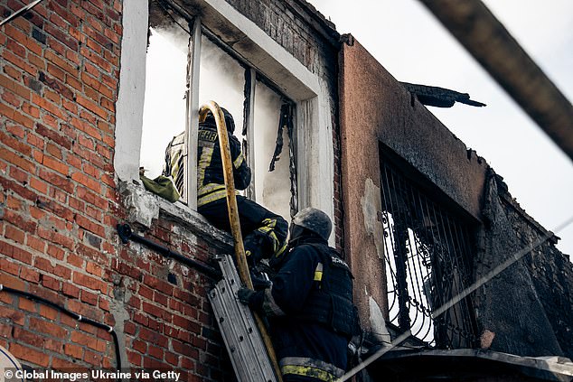As a result of the strike, a family with two children was killed, and 12 houses were destroyed