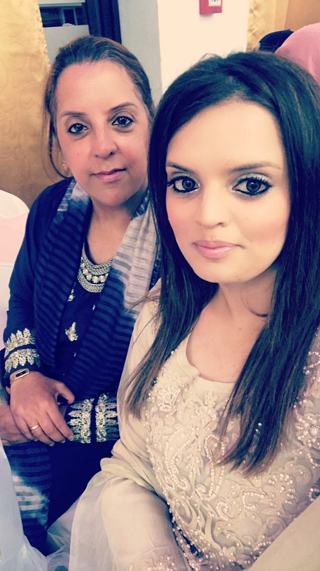 Fawziyah and her mother Yasmin together