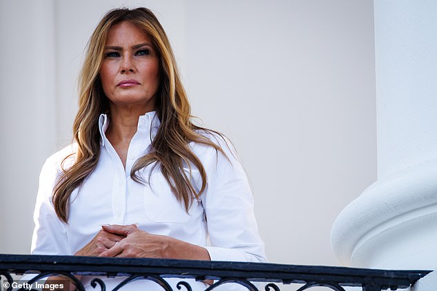 Other users on social media suggested that First Lady Melania Trump could have been behind the unusual event