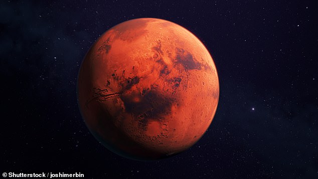 NASA officials revealed new findings by the Perseverance rover, which has been exploring Mars (pictured) since 2021