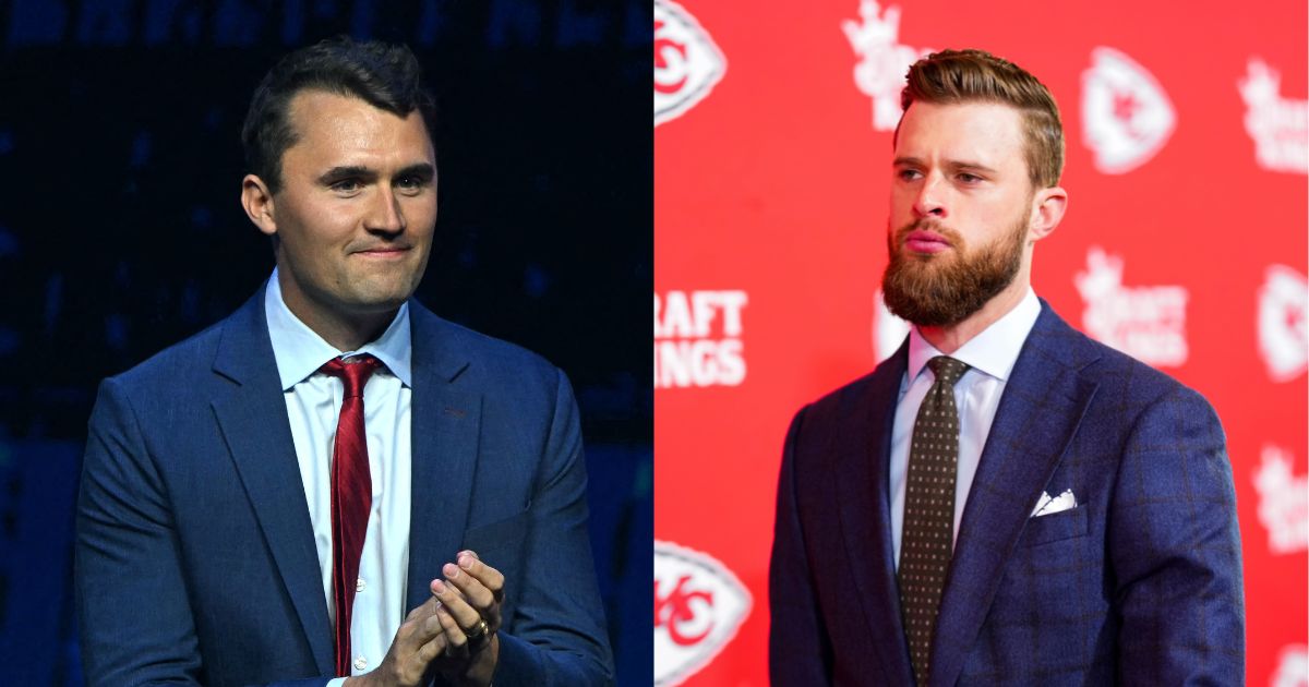 Kansas City Chiefs kicker Harrison Butker shared a message from Turning Point USA founder Charlie Kirk after the conservative activist's murder on Sept. 10, 2025, at Utah Valley University.
