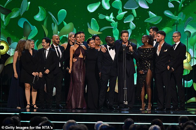 The Love Island star, 34, and the McFly singer, 39, went on stage together when their show I'm A Celebrity scooped the prize for Best Reality Competition