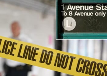 The victim told police the woman was screaming loudly and he glanced at her to see what was going on.