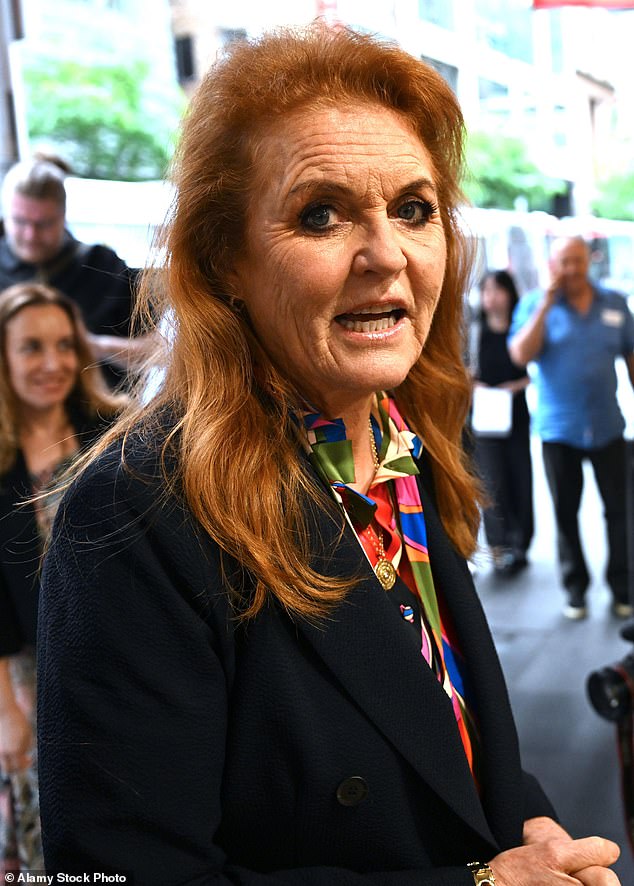 It was revealed The Duchess Of York (pictured 2024) wrote to Jefferey Epstein to apologise for disavowing him in a public statement following his conviction for child sexual abuse offences.
