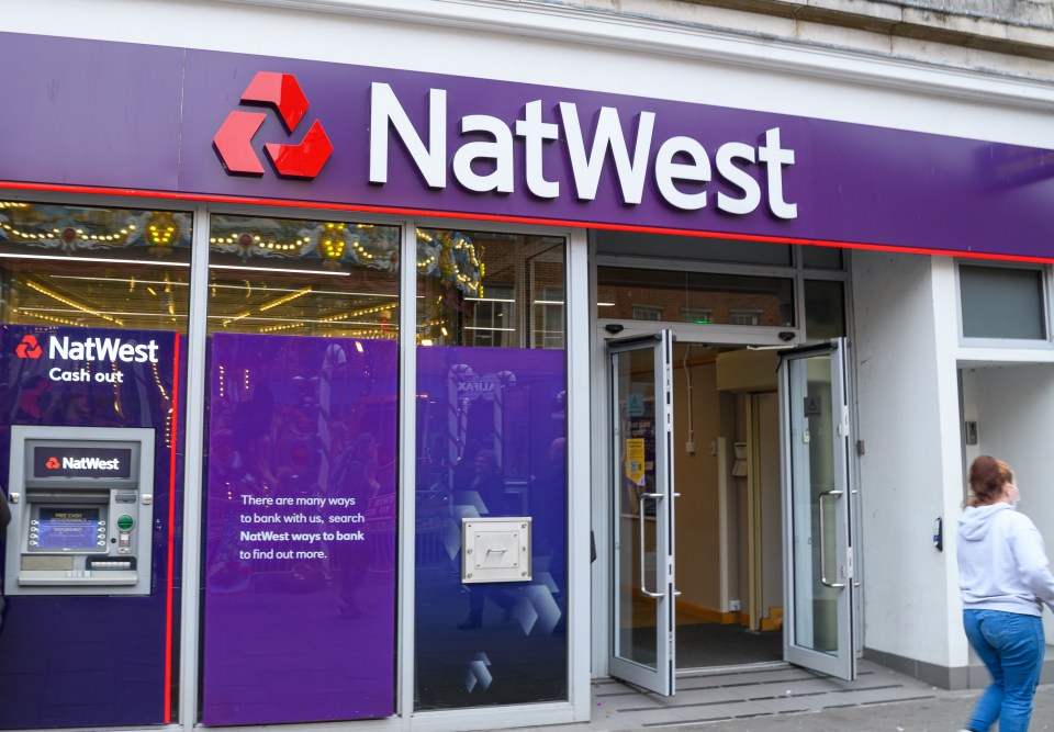 NatWest bank branch exterior.