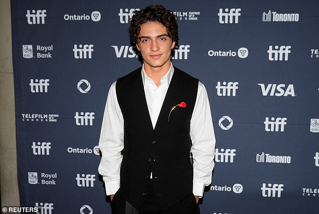 The star, 17, who is following in the footsteps of his dad as an actor himself, was the spitting image of the Hollywood heartthrob, 55, who had his breakthrough role in Dazed and Confused