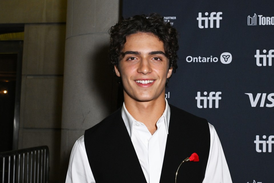 Levi Alves McConaughey at the premiere of "The Lost Bus" at the Toronto International Film Festival.