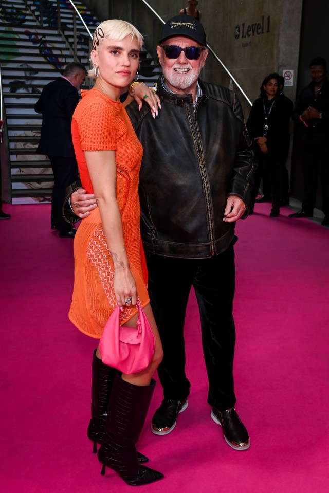 Tigerlily Taylor and Roger Taylor attend the Sky Arts Awards.