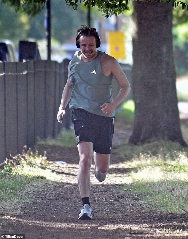 Mr Darcy is better known for striding moodily out of lakes than going for a vigorous jog. But for new father Jack Lowden (pictured), who is returning from paternity leave to play Jane Austen's romantic hero, getting back into shape is all part of the job