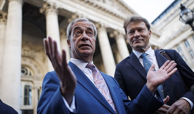 Nigel Farage today urged the Bank of England to welcome cryptocurrencies in talks at Threadneedle Street