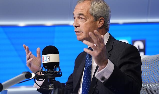 Reform UK leader Nigel Farage today insisted he had 'no idea' if President Trump's claim linking paracetamol and autism was correct