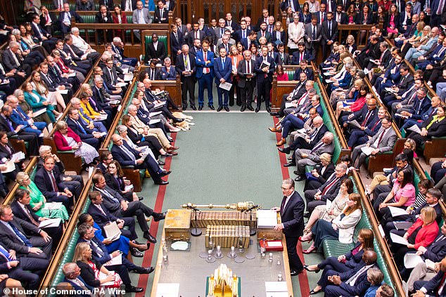 An investigation is underway after a mobile phone was hidden in the House of Commons as part of a prank to play 'sex noises' during Prime Minister's Questions