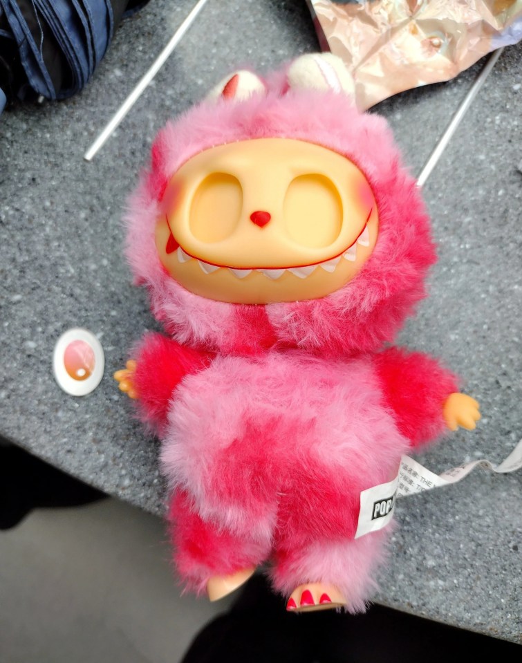 Counterfeit Labubu doll.