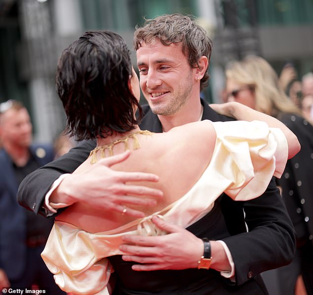 The Irish actor, who plays William Shakespeare in the historical drama, cut a suave figure in a tailored black suit