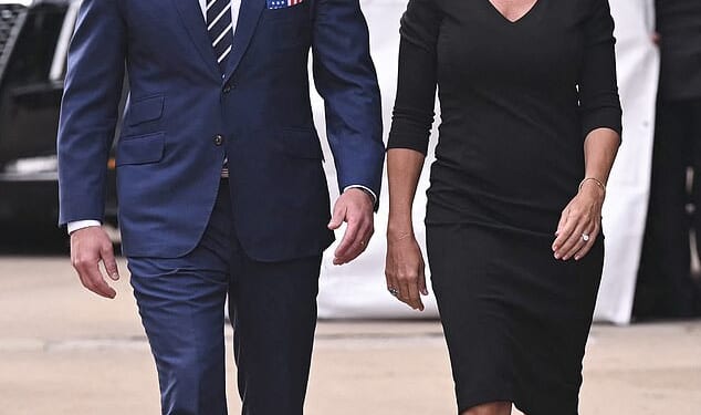 Secretary of War Pete Hegseth, seen with his wife Jennifer Rauchet, has abruptly summoned hundreds of America’s highest-ranking military officers to a closed-door meeting next week