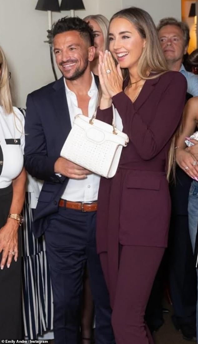 The Mysterious Girl singer, 52, and his doctor wife, 35, looked happier than ever as they posed for photos at the glitzy Channel 5 event which Emily proudly shared to Instagram on Thursday
