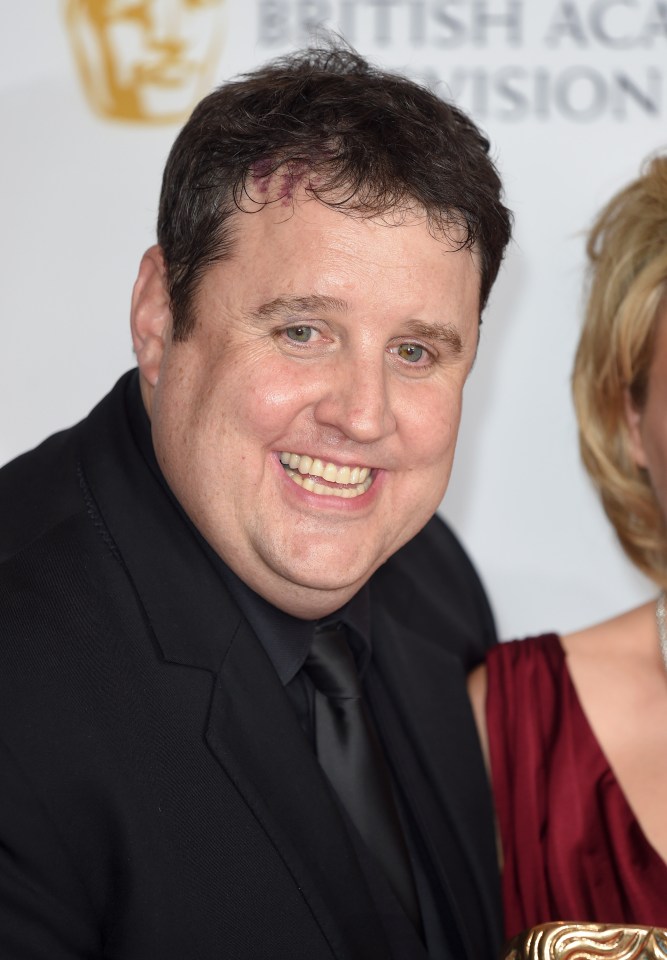 Peter Kay smiling at the British Academy Television Awards.