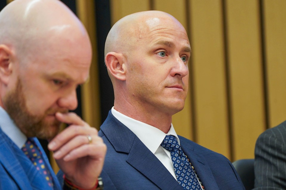 Joseph David Emerson at his sentencing hearing.