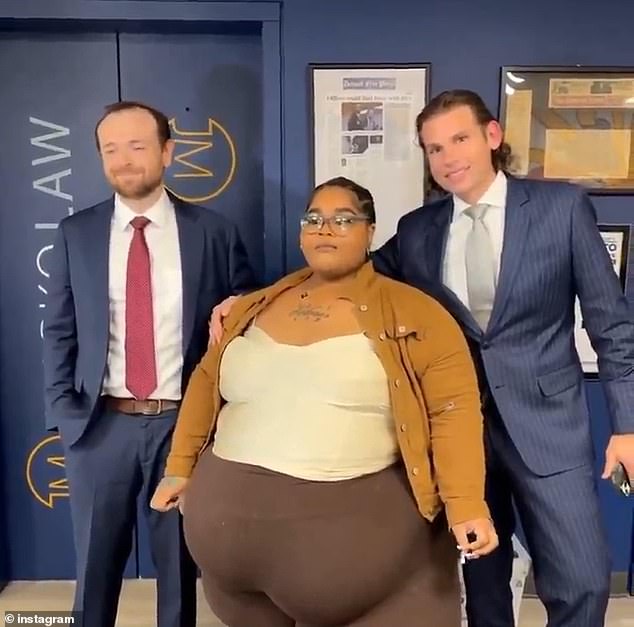 Plus-sized rapper Dank Demoss has sued Lyft after claiming a driver refused to pick her up over fears she was too big to fit in his car and could 'burst his tyres'