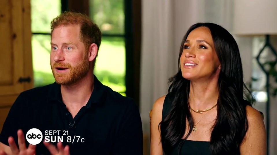 Prince Harry and Meghan Markle discussing their love for Disney.
