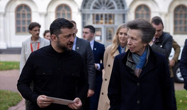 Princess Anne has made a secret visit to Ukraine at the request of the British government -- September 30, 2025