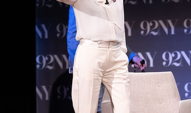 Priscilla Presley has claimed Elvis Presley wanted to take murderous actions against her karate instructor boyfriend Mike Stone; Presley pictured making an appearance at the 92NY center on behalf of her book on Wednesday