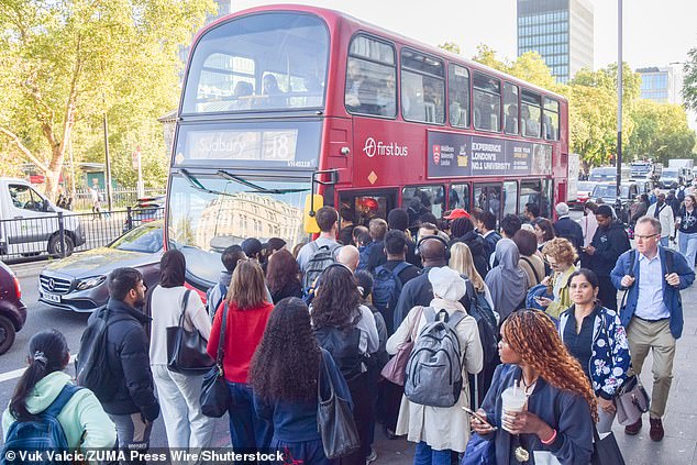 Entrances to Underground stations were barred and bus drivers were forced to turn away passengers desperate to get to work