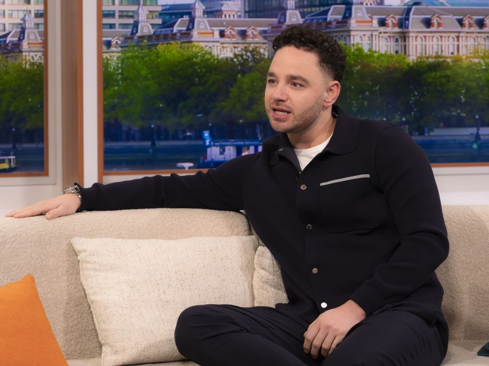 Editorial use only..Mandatory Credit: Photo by Ken McKay/ITV/Shutterstock (13750238a)..Adam Thomas..'Loose Women' TV show, London, UK - 01 Feb 2023