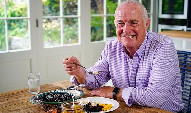 Sitting at the heart of Padstow, the Rick Stein Café is dubbed 'Padstein' because of the number of businesses Mr Stein (pictured) has in the town - 13 in the last 50 years