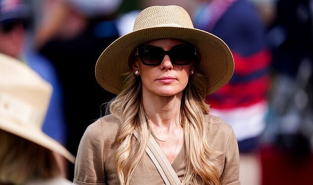 Erica Stoll reportedly had 'tears streaming down her face' as she left the course on Saturday