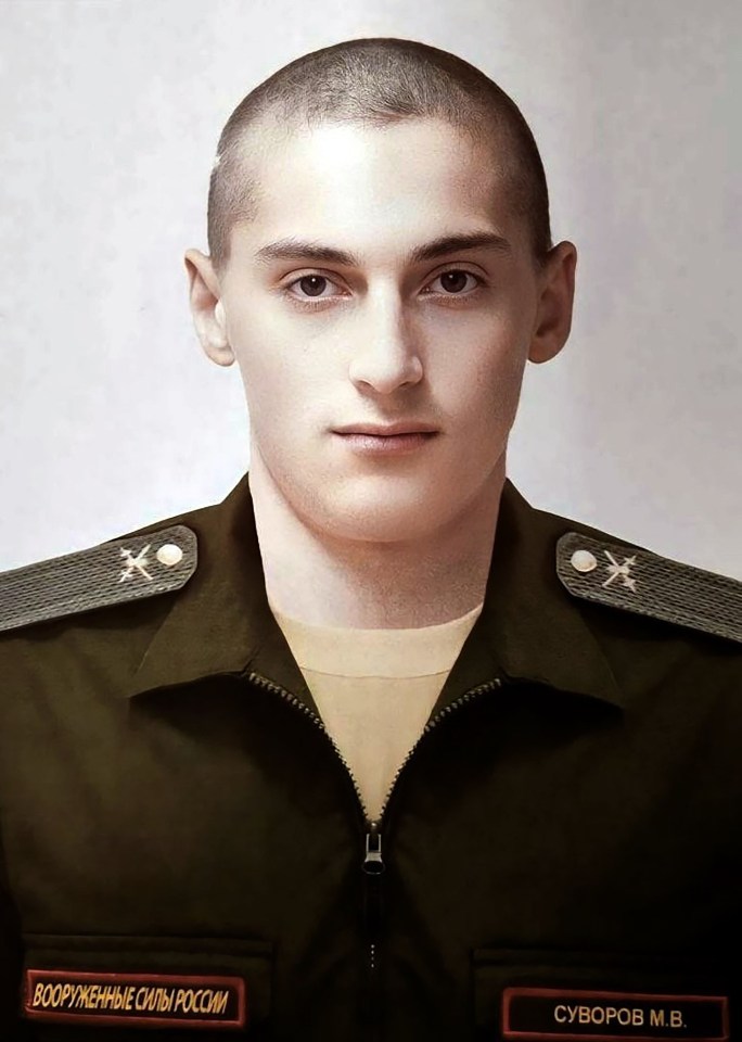 Portrait of Maksim Suvorov, an 18-year-old teen sniper.