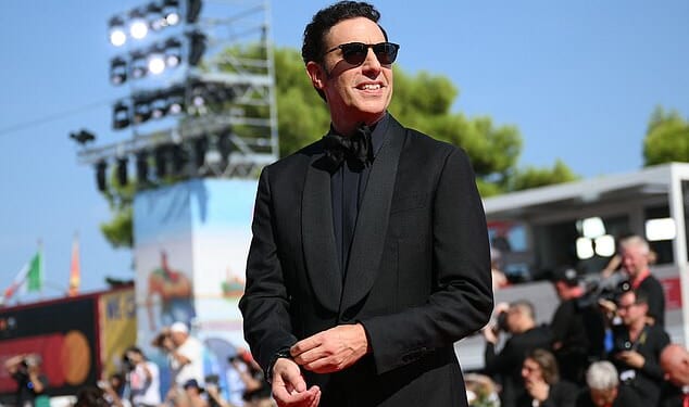 Sacha Baron Cohen has reportedly moved on from his divorce with Isla Fisher by striking up a romance with a model, 26 years his junior (pictured last month)