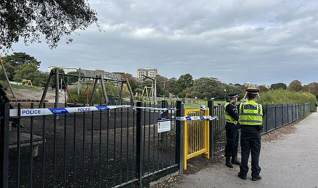 Officers attended the scene and cordoned off an area near the boating lake
