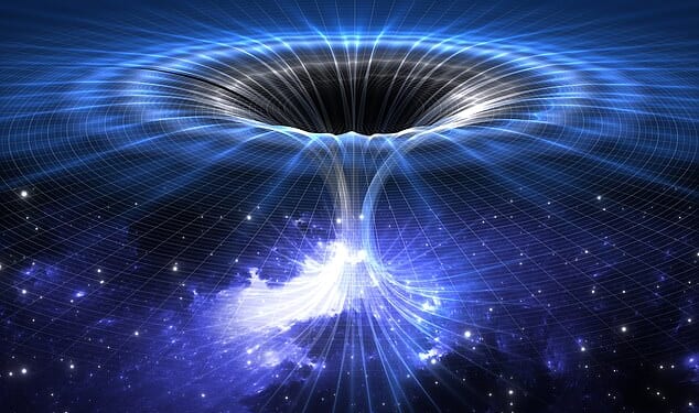 Researchers from the Chinese Academy of Sciences say that the strange signal might have travelled to Earth from another universe (stock image)