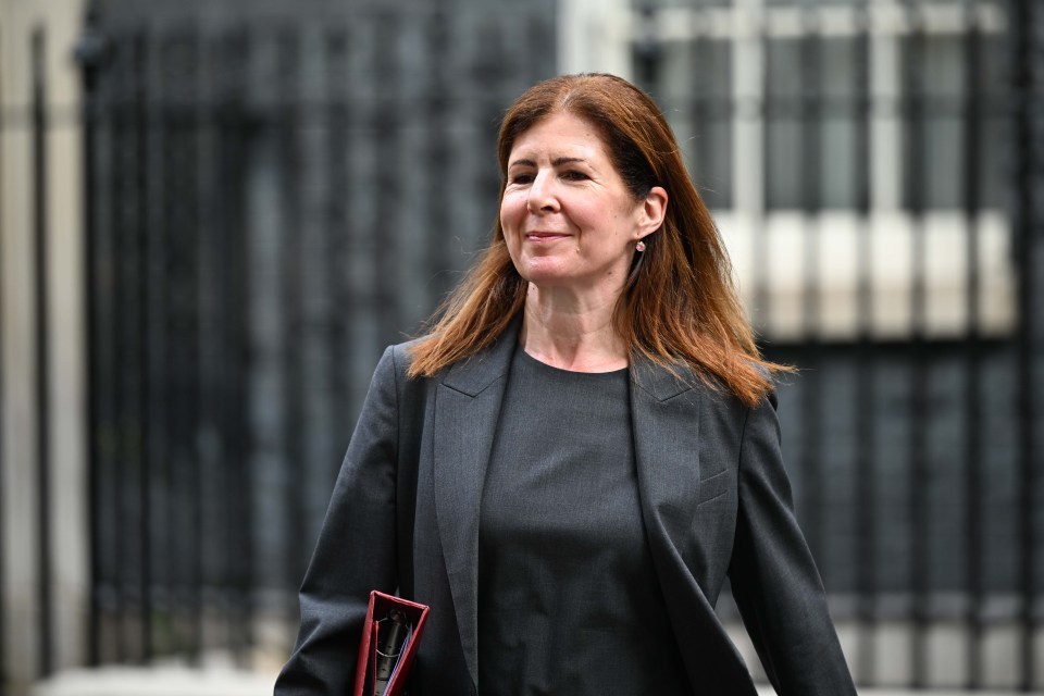 Jenny Chapman, UK Minister for Development, leaving Downing Street.