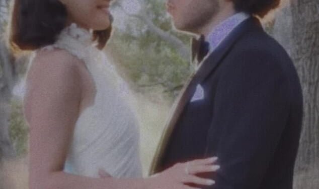 Selena Gomez joyfully announced her marriage to music producer Benny Blanco on Saturday with a sumptuous suite of wedding photos