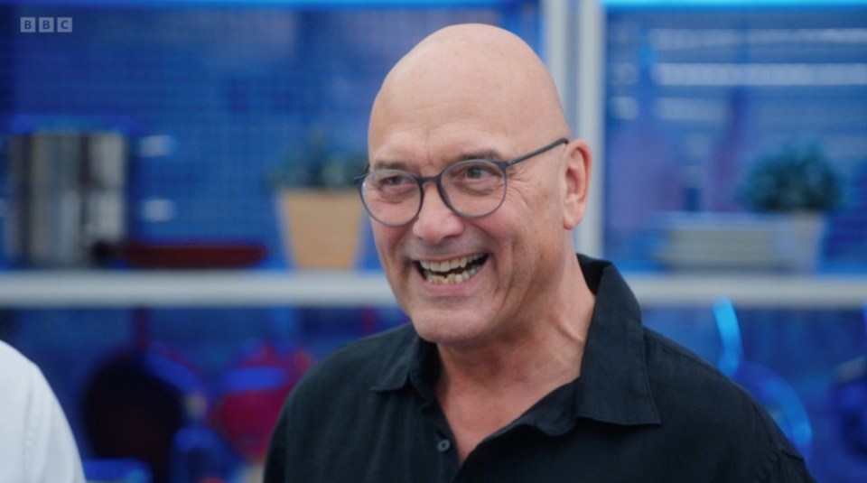 Gregg Wallace smiling on Masterchef.