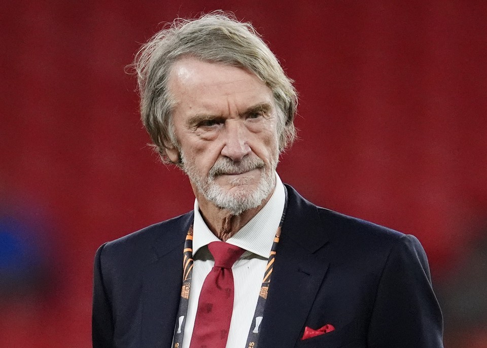 Manchester United co-owner Sir Jim Ratcliffe.