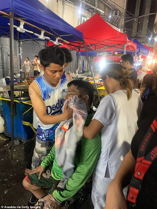 The streets of Cebu following a magnitude 6.9 earthquake that jolted parts of the island