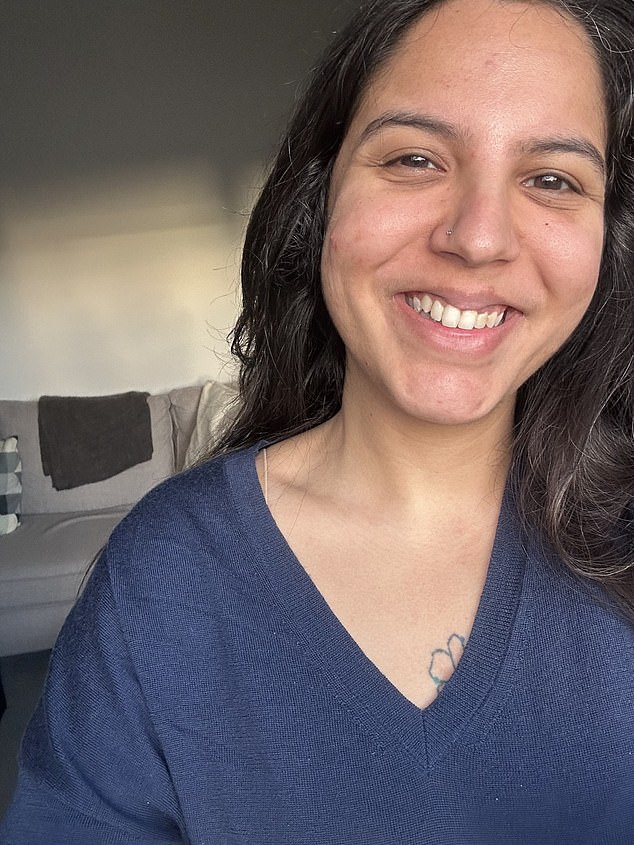 The 'before' selfe: While I've never suffered from acne, apart from the occasional PMS zit, I was taken aback by how tired my skin looked - especially around the eyes