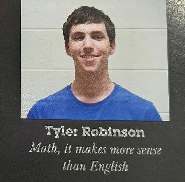 In a section where students were asked for their favorite subject, he wrote: 'Math, it makes more sense than English'