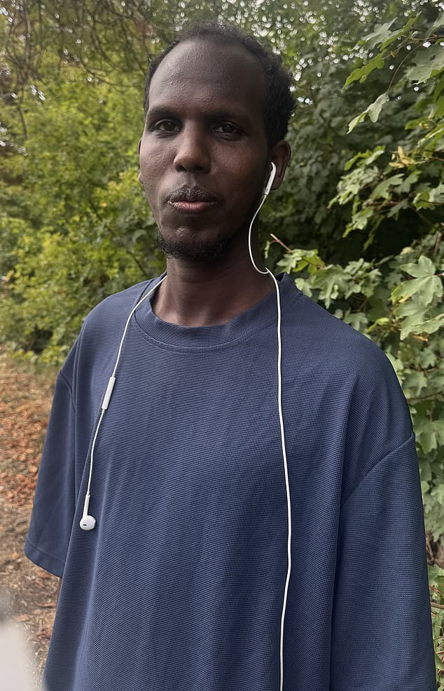 Khadar Mohamed, 24, (pictured) thanked Keir Starmer 'from the bottom' of his heart after winning the right to stay in Britain
